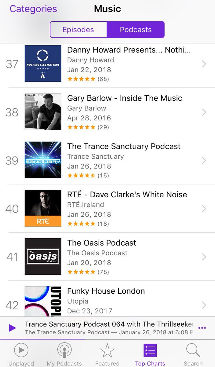 Apple Music Podcast Charts