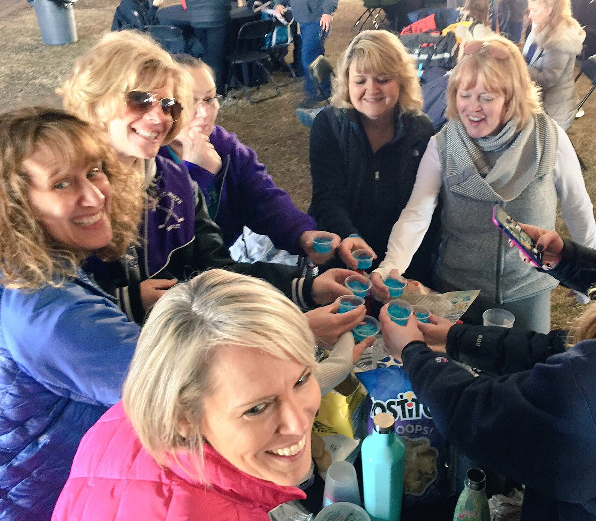 ScottWykoffWBAL's tweet photo. Thousands enjoying all that the @SpOlympicsMD @MDSP #PolarBearPlunge had to offer as I was reporting live on @wbalradio with @BrettHollander Thanks to everyone who joined us to benefit @SpOlympicsMD #BeBoldBeCold #PlungeMD #PolarBear2018 https://t.co/LN5SKZR6Pq
