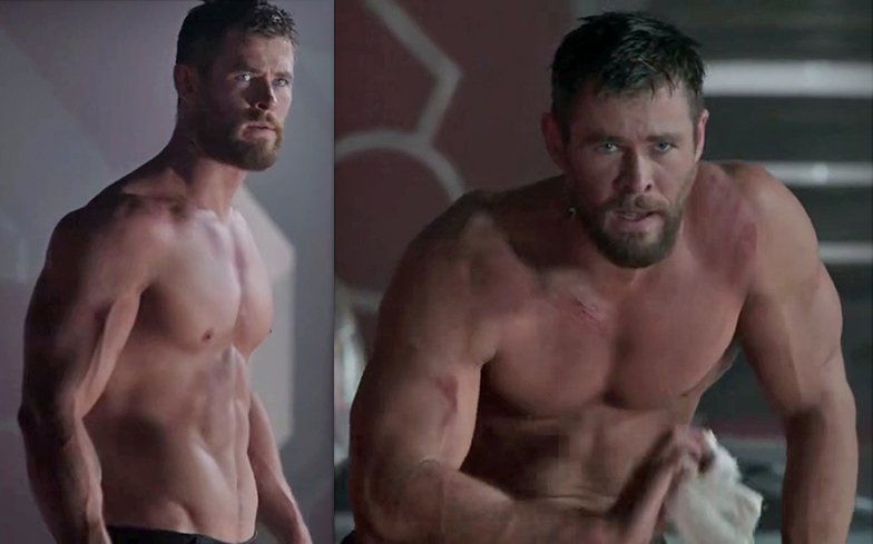 GAY TIMES na Twitterze: "Chris Hemsworth’s shirtless scene from Thor: ...