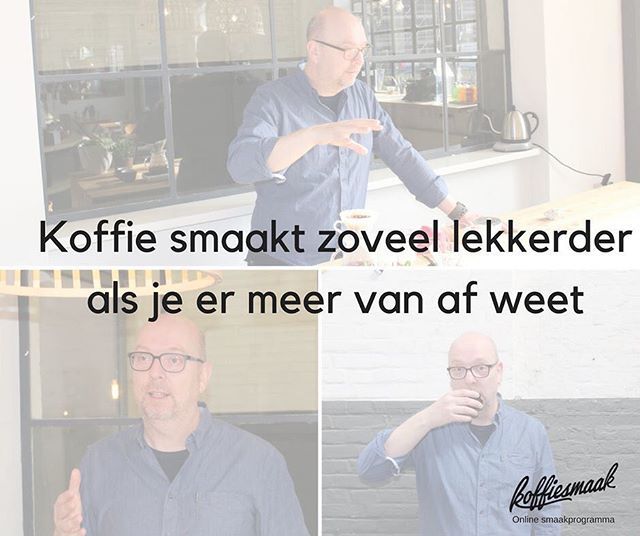 Koffie smaakt zoveel lekkerder als je er meer van af weet.

Met veel plezier vertel ik je meer over koffie en smaak én over hoe je smaken in koffie kan herkennen en benoemen.

Doe mee aan het online smaakprogramma dat 1 maart a.s. start. Meer info over h… ift.tt/2Ehuya4