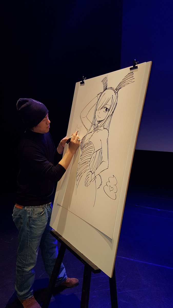 La_5e_de_couv's tweet image. Une #DrawBattle incroyable ! Merci @hiro_mashima, @RenoLemaire et Thibaud !
Une bromance est née !