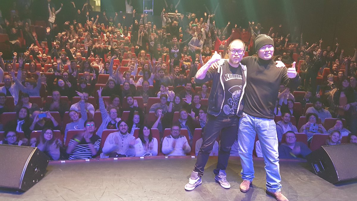 La_5e_de_couv's tweet image. Une #DrawBattle incroyable ! Merci @hiro_mashima, @RenoLemaire et Thibaud !
Une bromance est née !