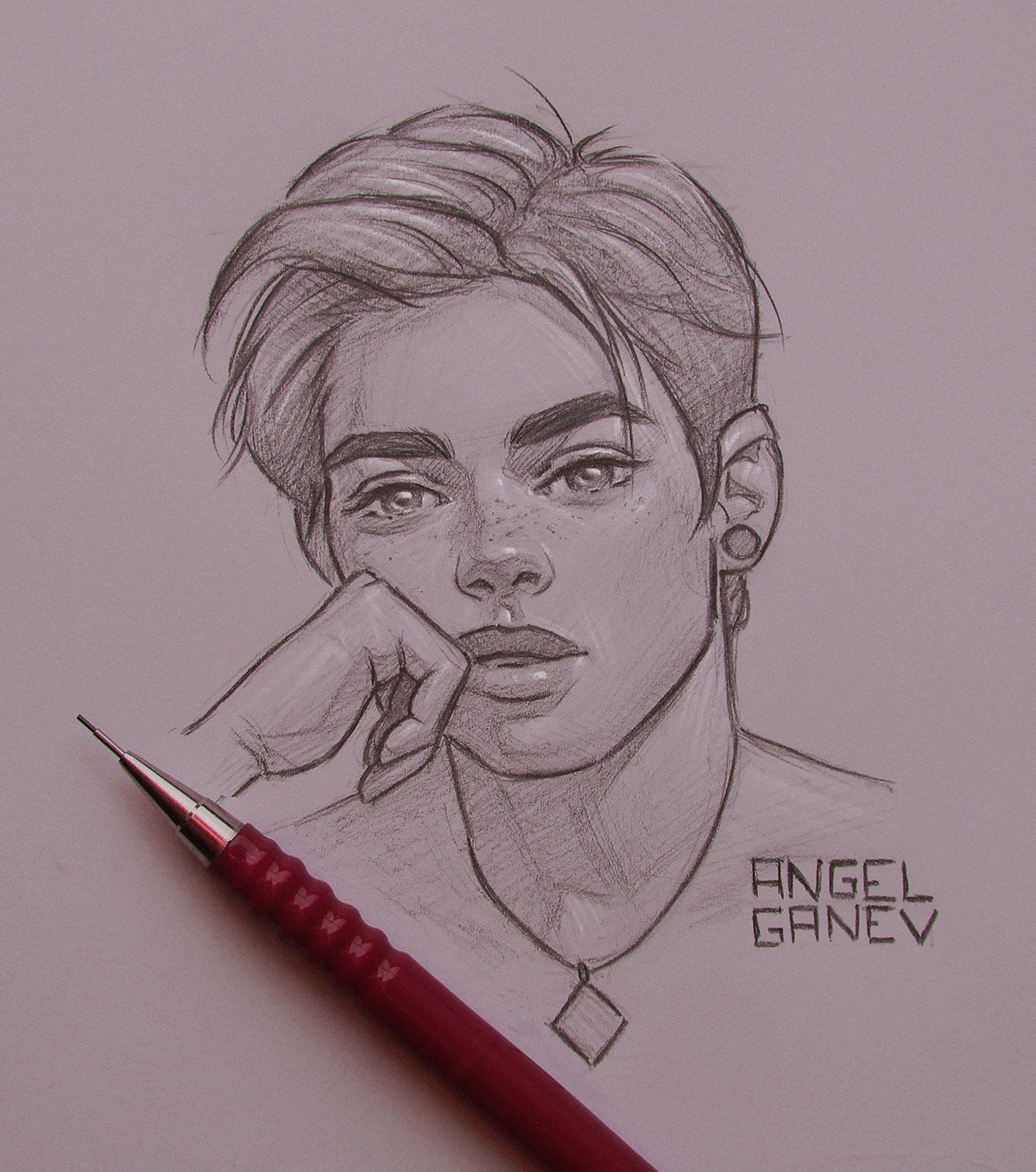 pic Glow Effect Angel Ganev Drawings angel ganev on twitter i don t care