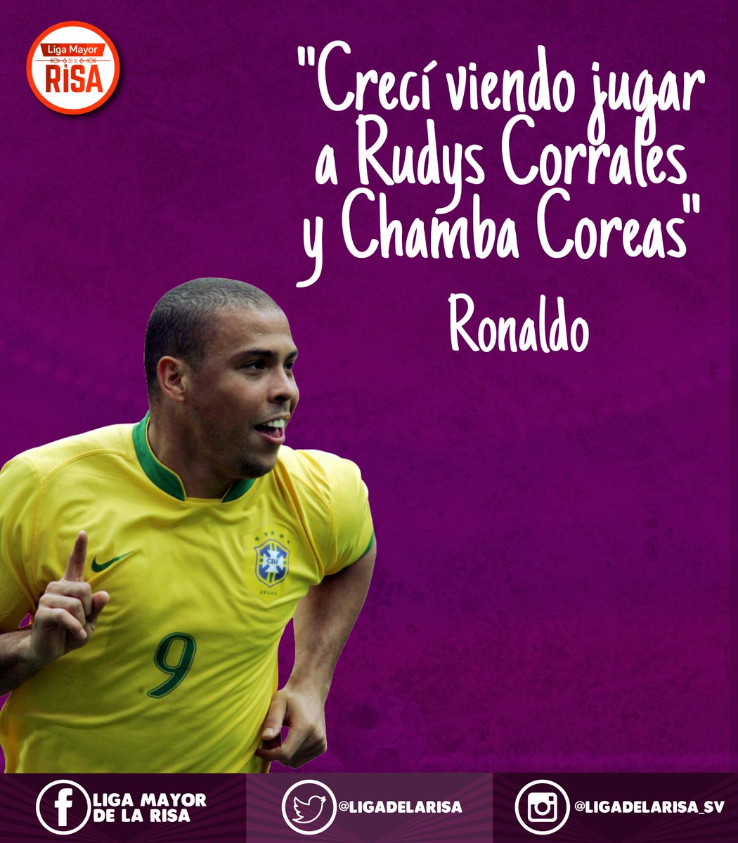 ligadelarisa's tweet photo. Ronaldo nos cuenta sus fuentes de inspiración #LMF #NambeChele #FrasesLMR #TómeloConHumor https://t.co/gJXnNhrQXh