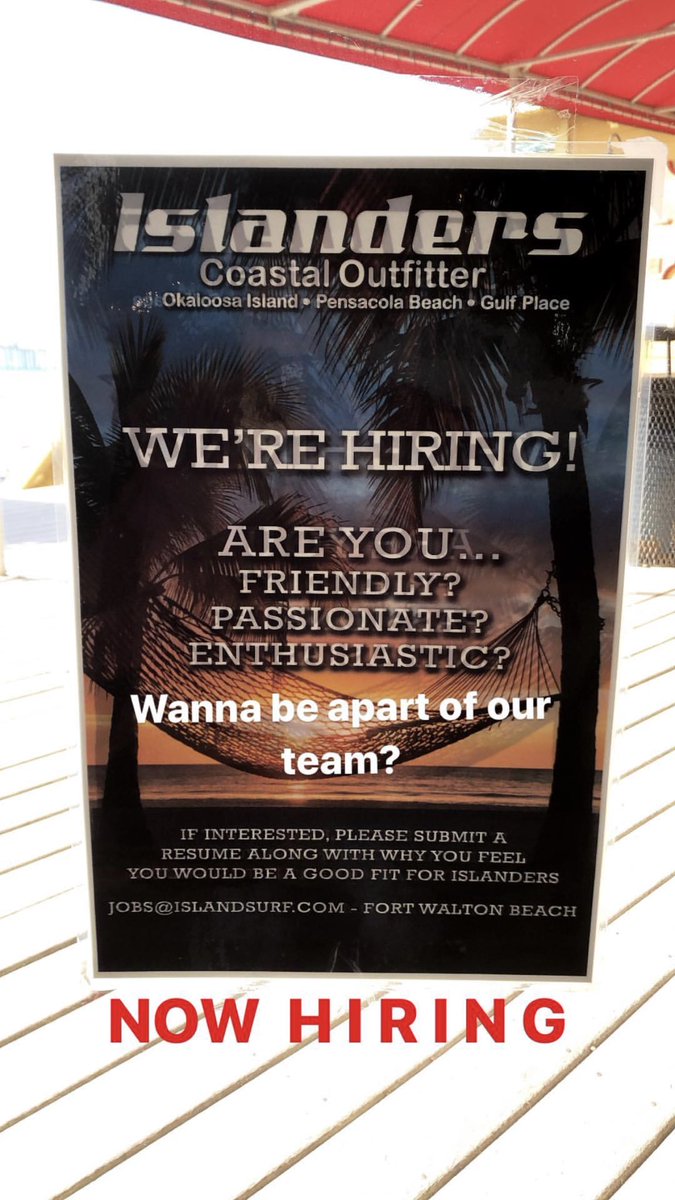 shopislanders's tweet photo. We’re hiring for the 2018 season!!! 🤘🏽Stop by the store &amp; fill out an application ✨❤️ https://t.co/3z2eToYmR5
