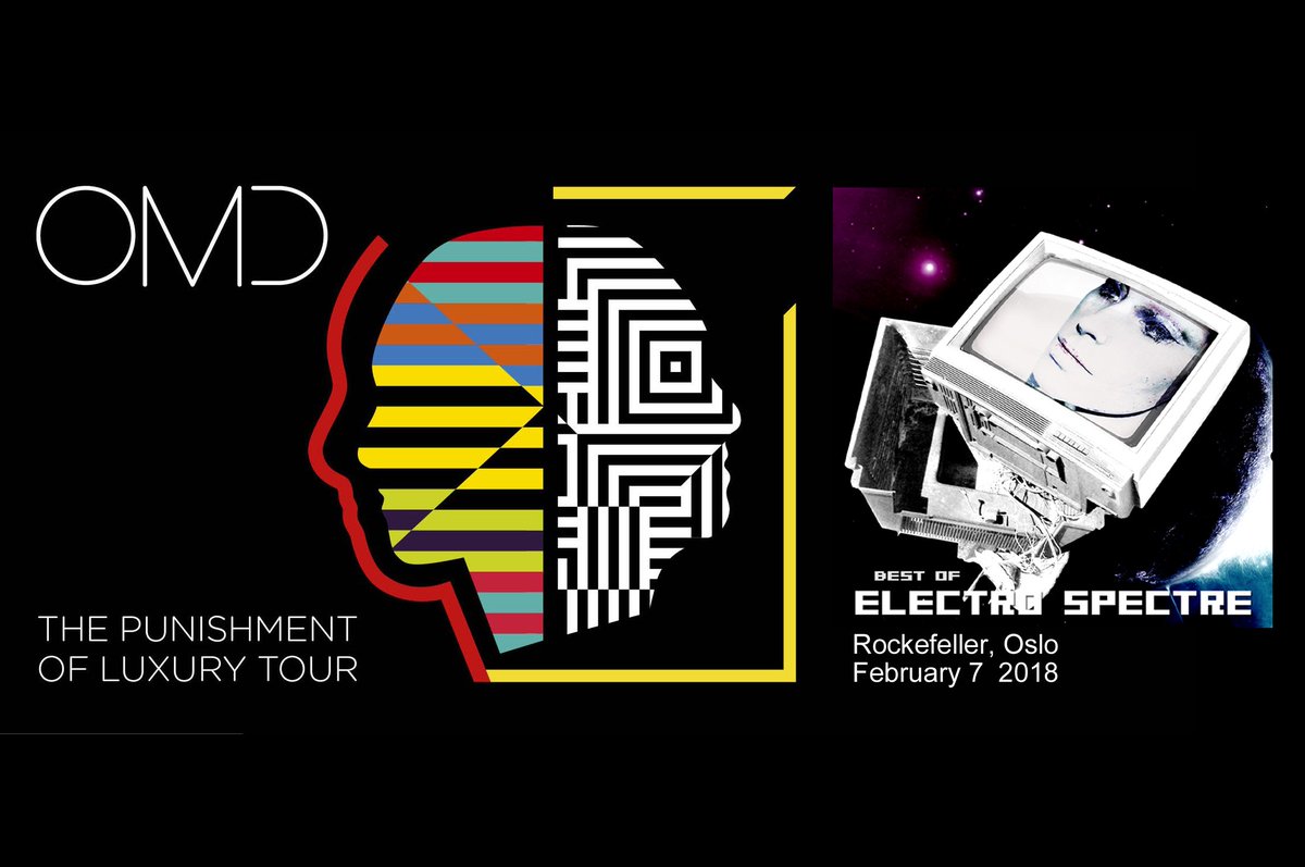 Electro Spectre are really happy to announce that we will support the legendary OMD (Orchestral Manoeuvres In The Dark) on their Oslo show on February 7 2018!! Just a few tickets left: ticketmaster.no/event/omd-bill…