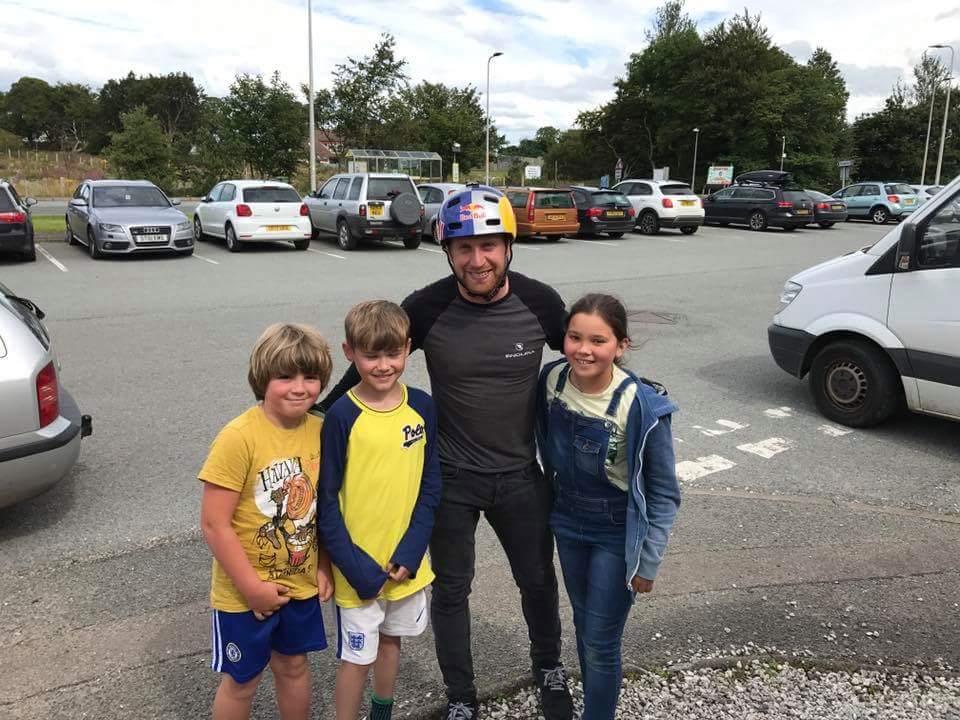 JoRoyleSkye's tweet image. We're at #calmacccfest excited to be seeing @DannyMacAskill_ in action. This is the last time we saw him... at home on Skye @CalMacFerries