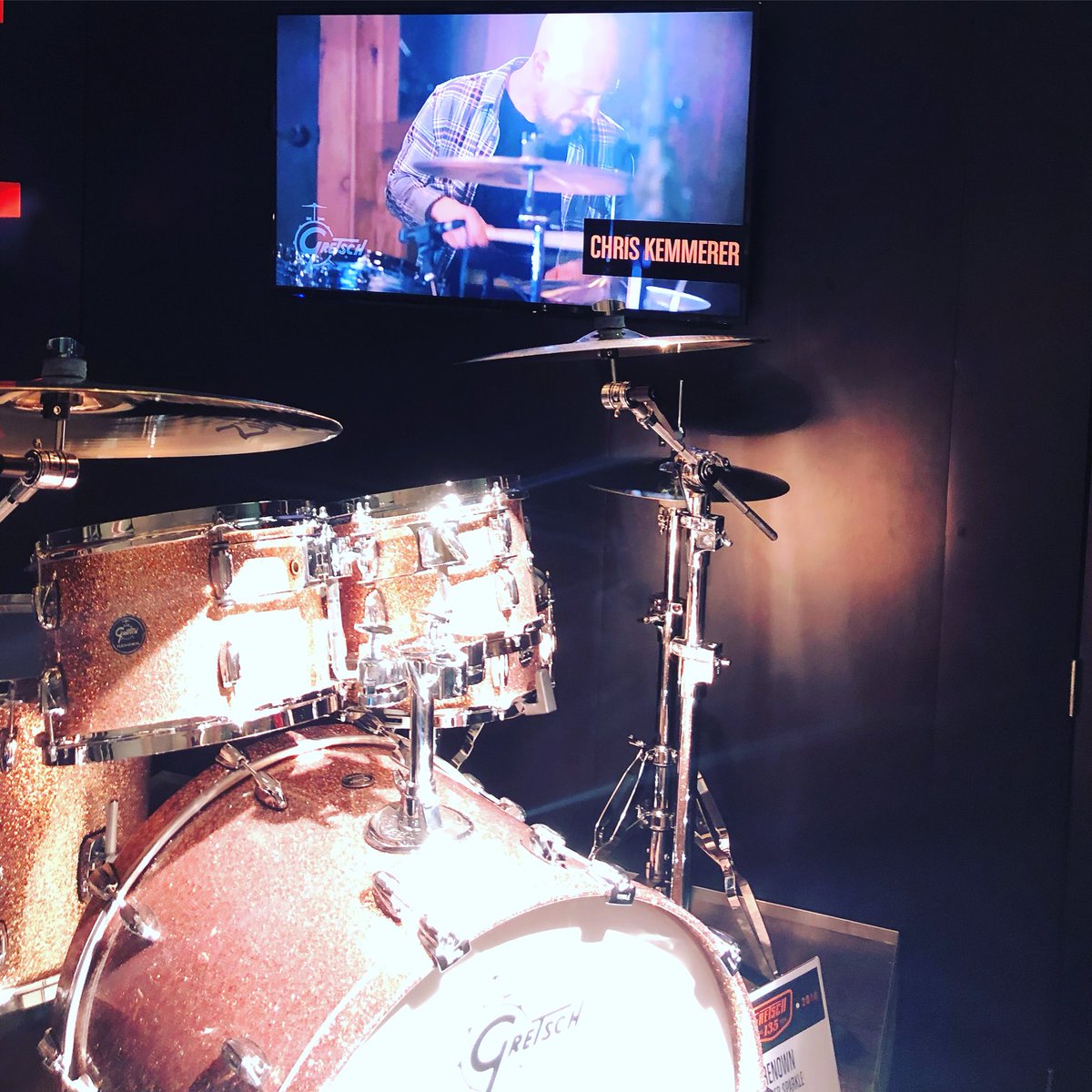 drummerer's tweet image. Thanks @gretschdrums for the love. Even if there is no I in drummer.. #kimmerer #autocorrect #tooblessed