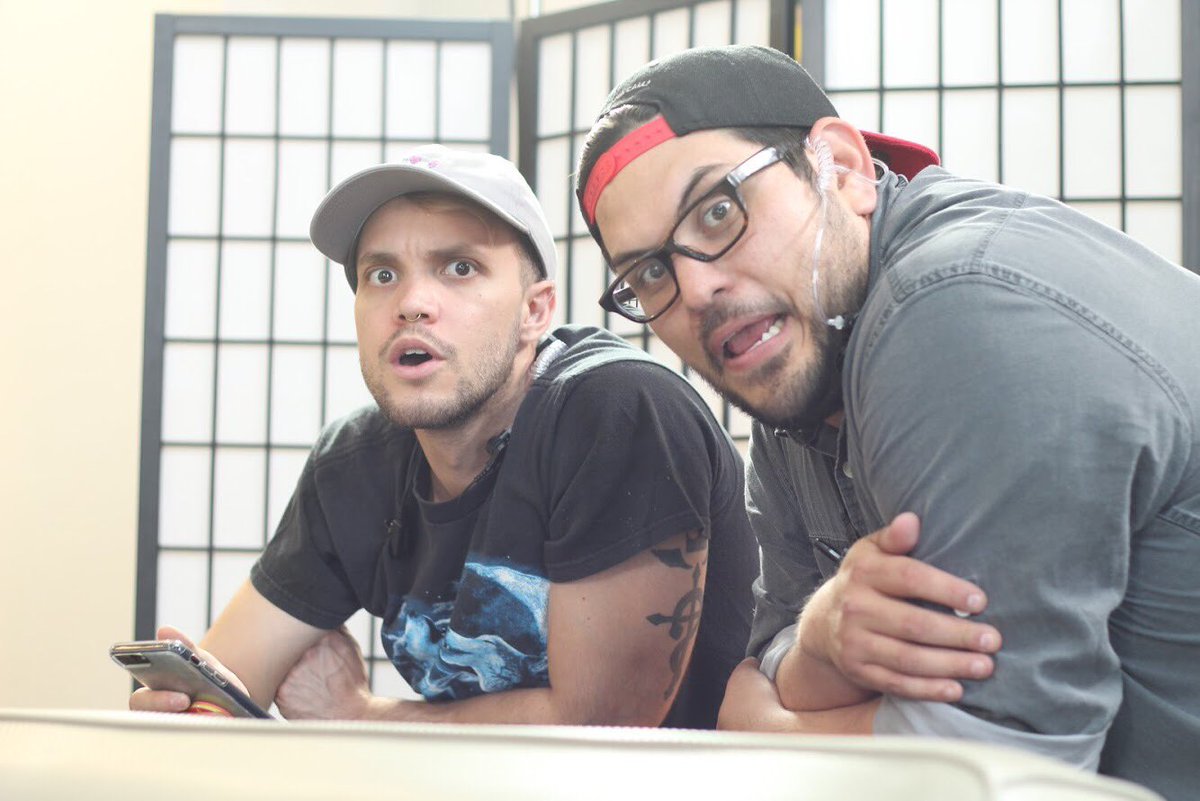 ColonyClubPro's tweet photo. Oh hey @ZachNycum and Richard trejo! What shenanigans are u up to BTS of @MomsAnonymousTV ? #comingsoon https://t.co/2NGTjeUaOr