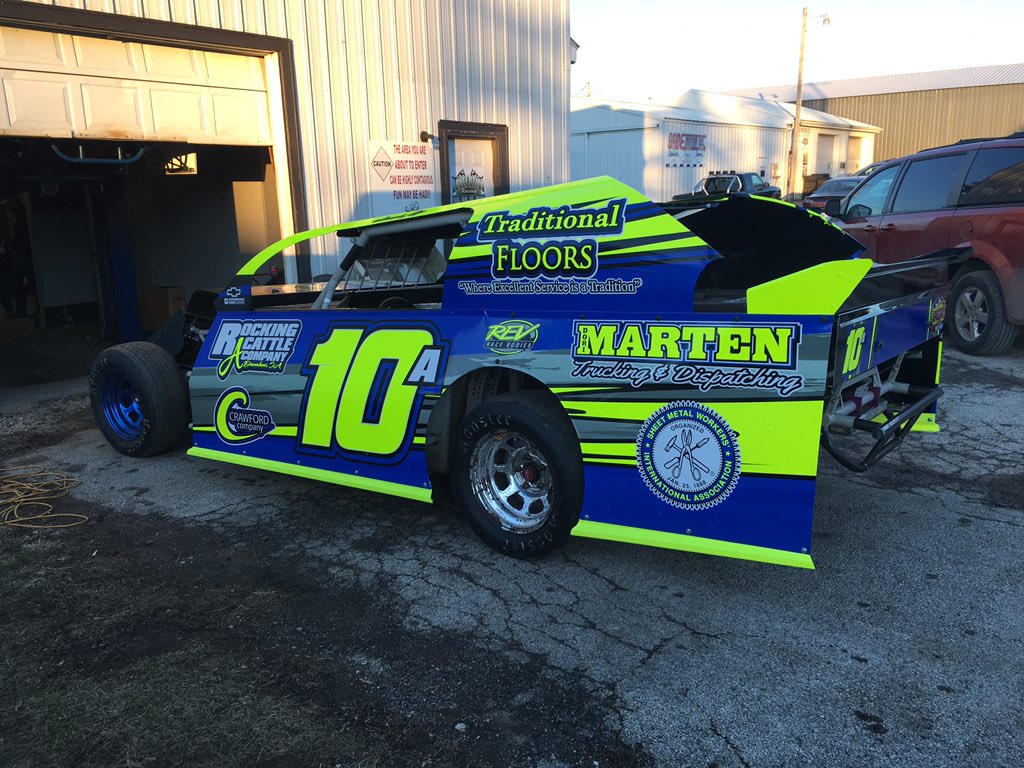 Jacob Arp's 2018 ride! Body and wrap by #TeamRev! 🏁