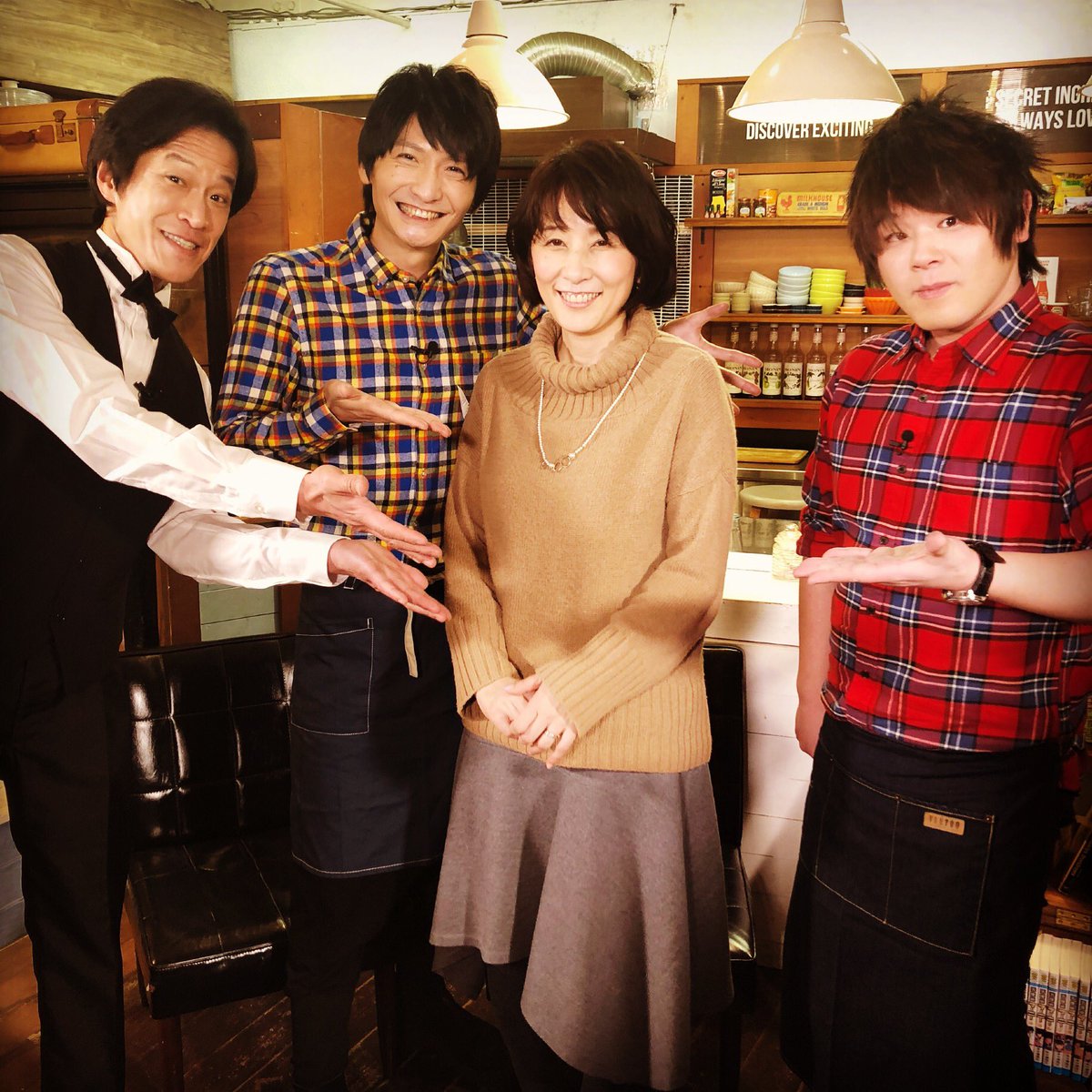 ひうらさとる 新連載9 1西園寺さんは家事をしない Twitterissa コミックプリンスカフェ2 の収録でした 声優の島崎信長さんと松岡禎丞さんそして小山力也さんと楽しくおしゃべりしてきました ホタルノヒカリのアフレコもしてもらいましたよ 貴重 日テレプラスで2