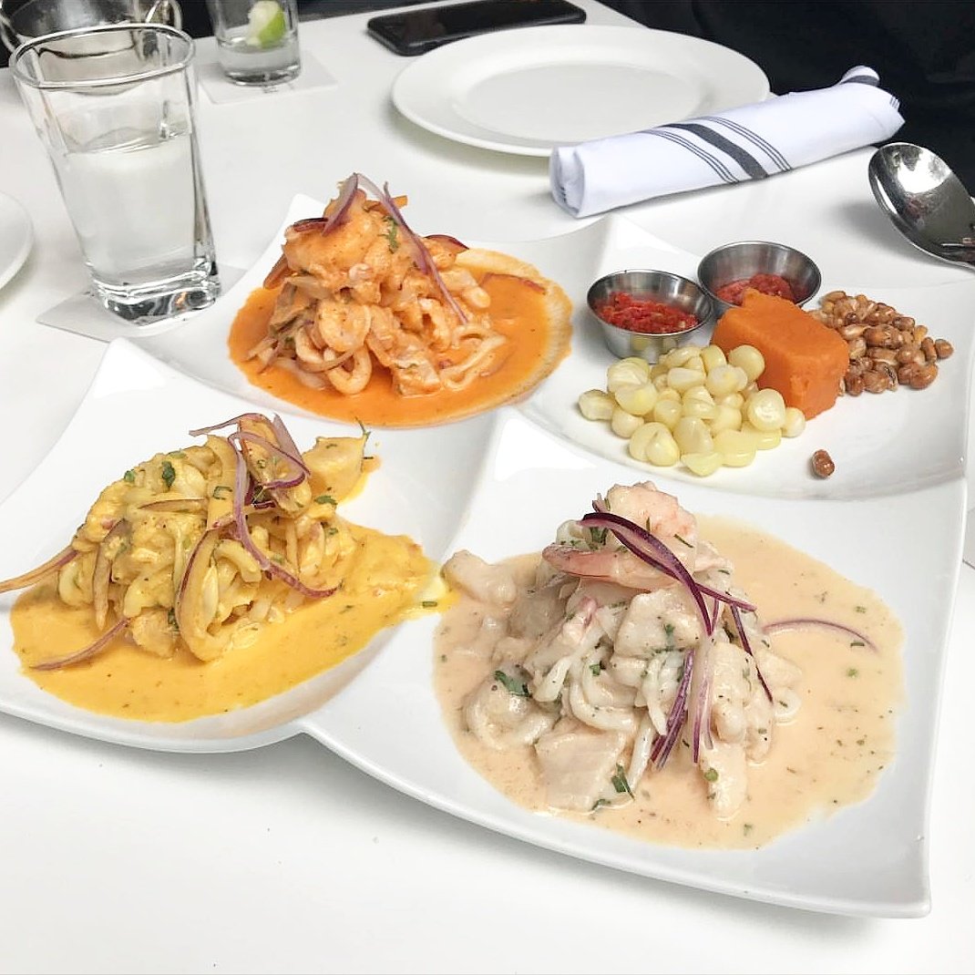 Either with friends or family, our Trilogia de Ceviche mixto is one of your best options! Enjoy the freshness of our seafood in three different sauces!
#ceviche105 #cviche105 #ceviche105miami #downtownmiami #miami #peruvianfood #miamifood #bestintown #seafoodheaven #aventuramall