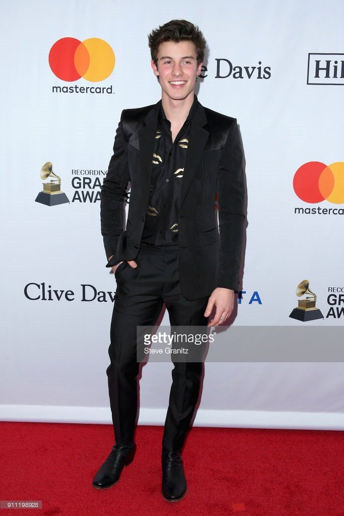 PopCrave's tweet photo. Shawn Mendes at Clive Davis’ Pre-Grammy Gala! #Grammys https://t.co/bvuNWH56vG