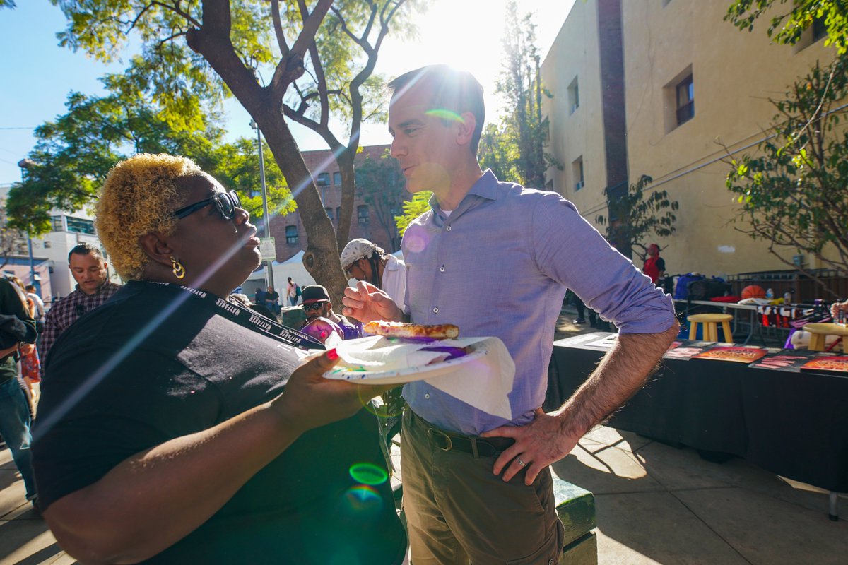 The <a href="/SkidRowCarnival/">Skid Row Carnival</a> of Love is exactly that — an incredible display of compassion, unity, and generosity. Thank you to thousands of volunteers who came out today to share some joy, and provide resources for our homeless sisters and brothers living on Skid Row.
