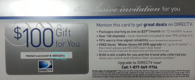 HealthFactsFeed's tweet photo. $100 bill credit.  Switch to DirectTV.  Use reference code: 050722516, visit https://t.co/R3NtIFqkw3 or call 1-877-569-9756. https://t.co/G1J4l9ab6g