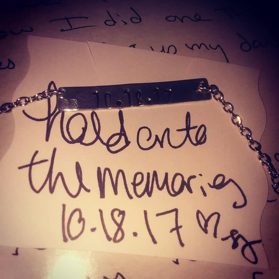 swiftroseup13's tweet photo. I'm sorry the old Sharon can't come to the phone right now why oh cause she just got her custom piece from the date that she met Taylor from @StorylineJewel #storylinejewelry #reputationcollection #reputation thanks for making this @StorylineJewel can't wait to wear this!! https://t.co/D5vmV4XeLL