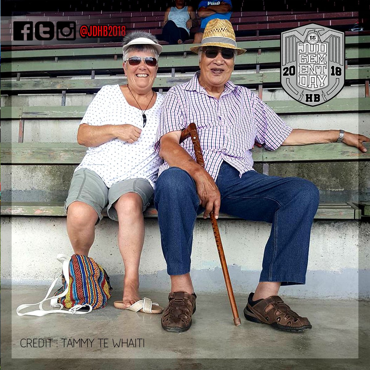 jdhb2018's tweet photo. A huge mihi out to Matua Piri Prentice and his beautiful wife Denise. They came to our Day 2 event and were absolutely blown away by the action that they are back here for the finals!

If you see them say #Hello

#CrossFitIsForEveryone <3 :)  #JDHB18 https://t.co/r4CbcR3HaX