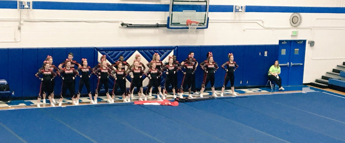 BB_Cheer's tweet photo. Congrats to our Boilers for placing 3rd at Sectionals as well as advancing to the @IHSAState State Championships!!! ! #hammerdown #boilerup #backinblack #proudcoaches https://t.co/WAQXX3PwbA