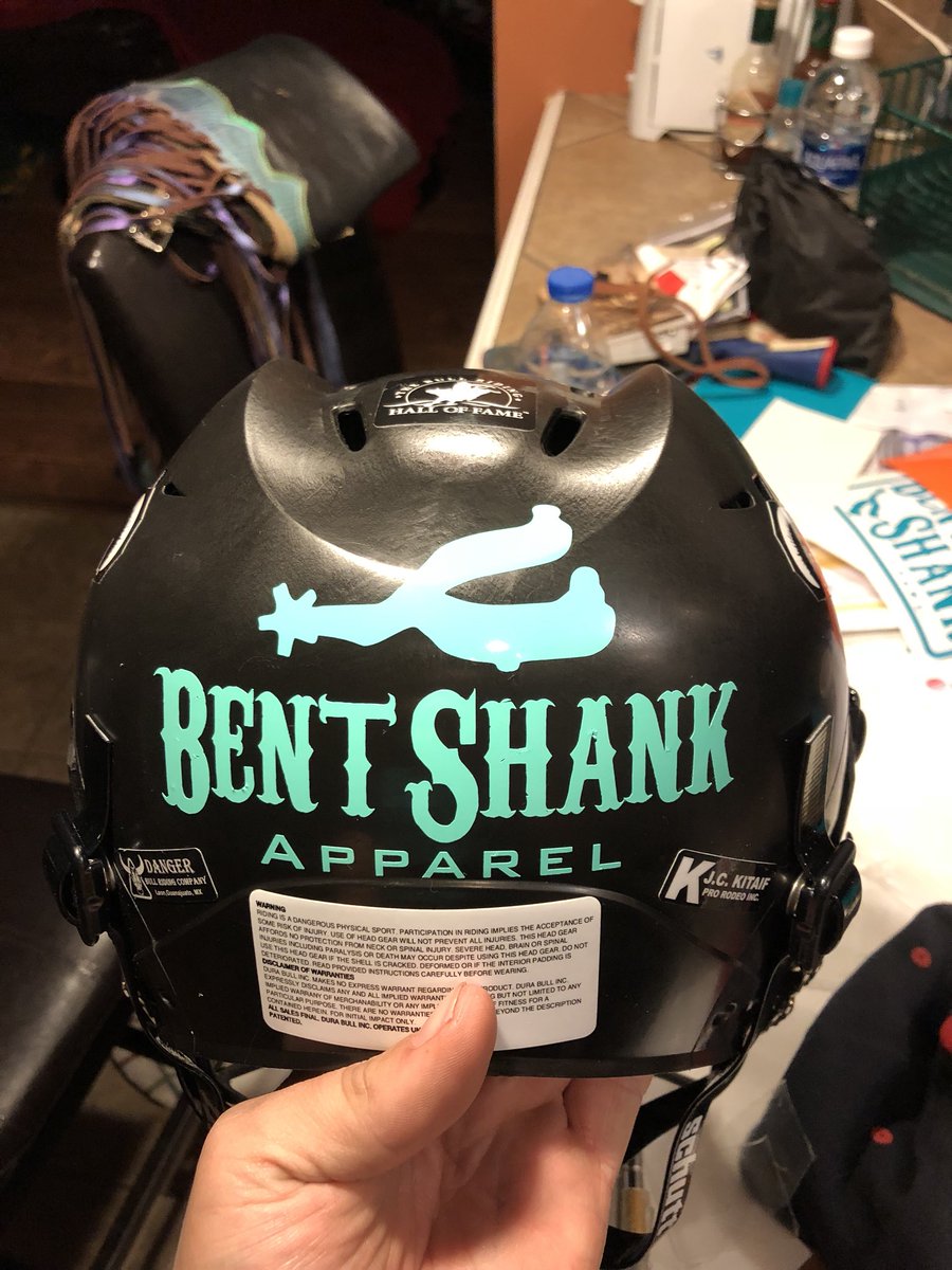 Got the new decal on🐮 #BentShankApparel #Rodeo #rodeolife