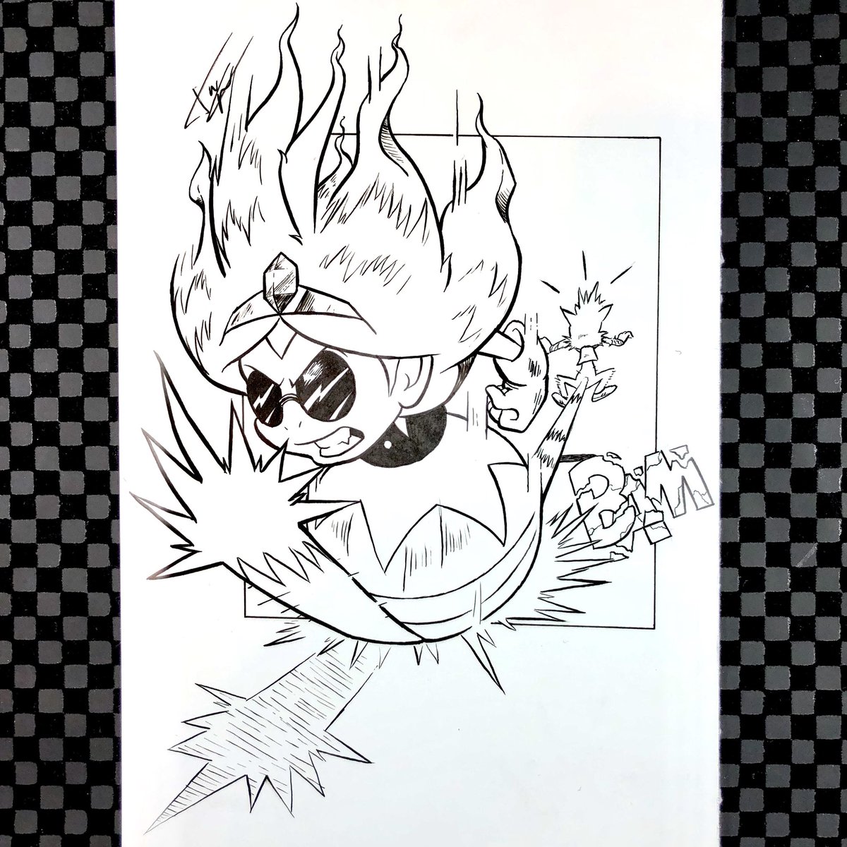 timcampbe's tweet photo. Eggette got jealous of @idwpublishing Tangle’s popularity. 😆😶 Everyone hide... @blackbookalpha #drawing #ink #inked #cartoon #art #cartoonart #sonic #sonicthehedgehog #eggette #eggetha #omelette #omeletta #tangle #tangletheringtailedlemur #tangletheringtaillemur #idw #idwsonic https://t.co/mwrxKdsrUP