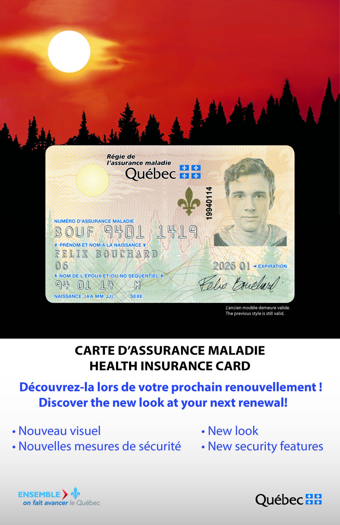Ciusss Centre Ouest De L Ile De Montreal Pa Twitter Un Nouveau Visuel Pour Votre Carte D Assurance Maladie Santemontreal Assurancemaladie Ramq A New Look For Your Health Card Montrealhealth Healthcard Ramq Https T Co H6lr9zywhj