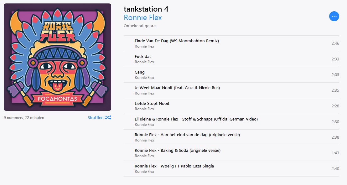 TrippyRonnie's tweet photo. @RonnieFlex2907 deel 4 van tankstation! Onuitgebrachte tracks + snippets :) ik hou van deze exclusieve collectie mannn https://t.co/ZxrjL1pdTB