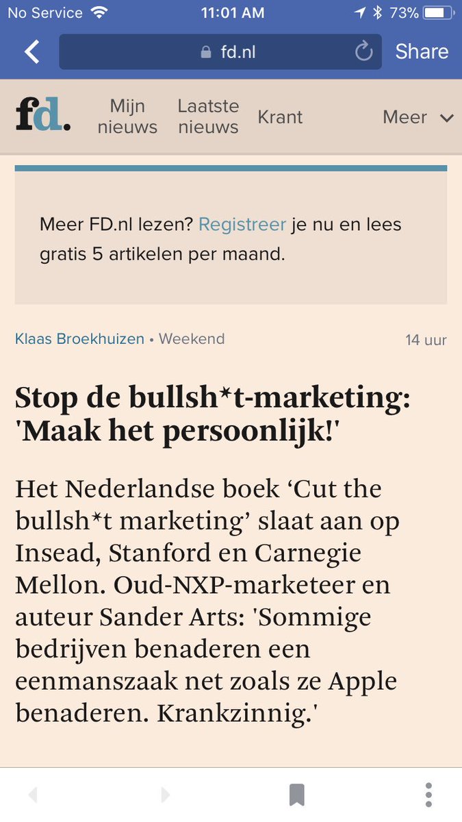 ctbsmtweets's tweet photo. Coverage today in financieel dagblad The Netherlands on our book! Thanks, @KlaasBroekhuize @GriDDtweets https://t.co/0PlyZvK715