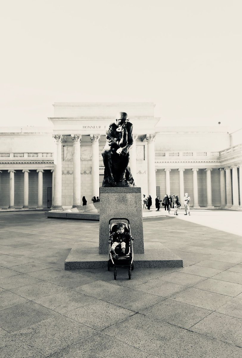 josefow's tweet photo. Just took my son to the Legion of Honor to see #KlimtxRodin. Such charged and seductive art. Huge crowds.
Then, to decompress, we ate dumplings. https://t.co/vanAftyRtI