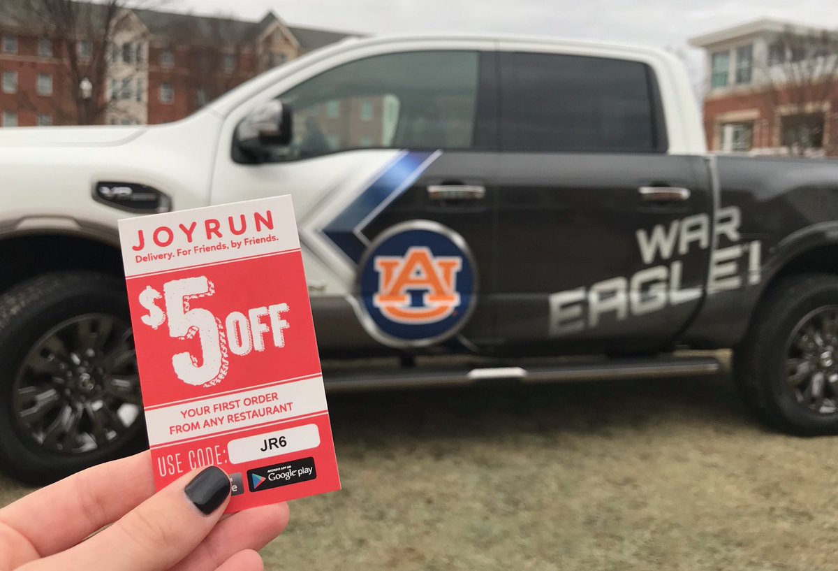 joyrunapp's tweet photo. 95 FREE deliveries from JoyRun tonight if Tiger Basketball reaches 95 points and wins!  

RT to tell your friends! Go Tigers! 

@joyrunapp @AuburnMBB #WarEagle #JoyRun https://t.co/n3Vqi8v5tk
