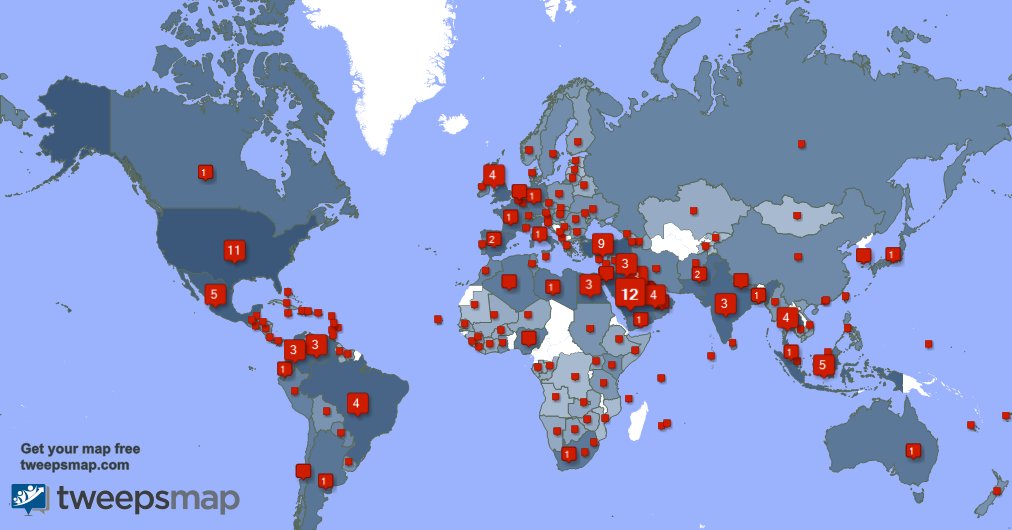 Tenho 337 novos seguidores, a partir de Tailândia, Turquia, Reino Unido, e mais na semana passada tweepsmap.com/!nmdc1976