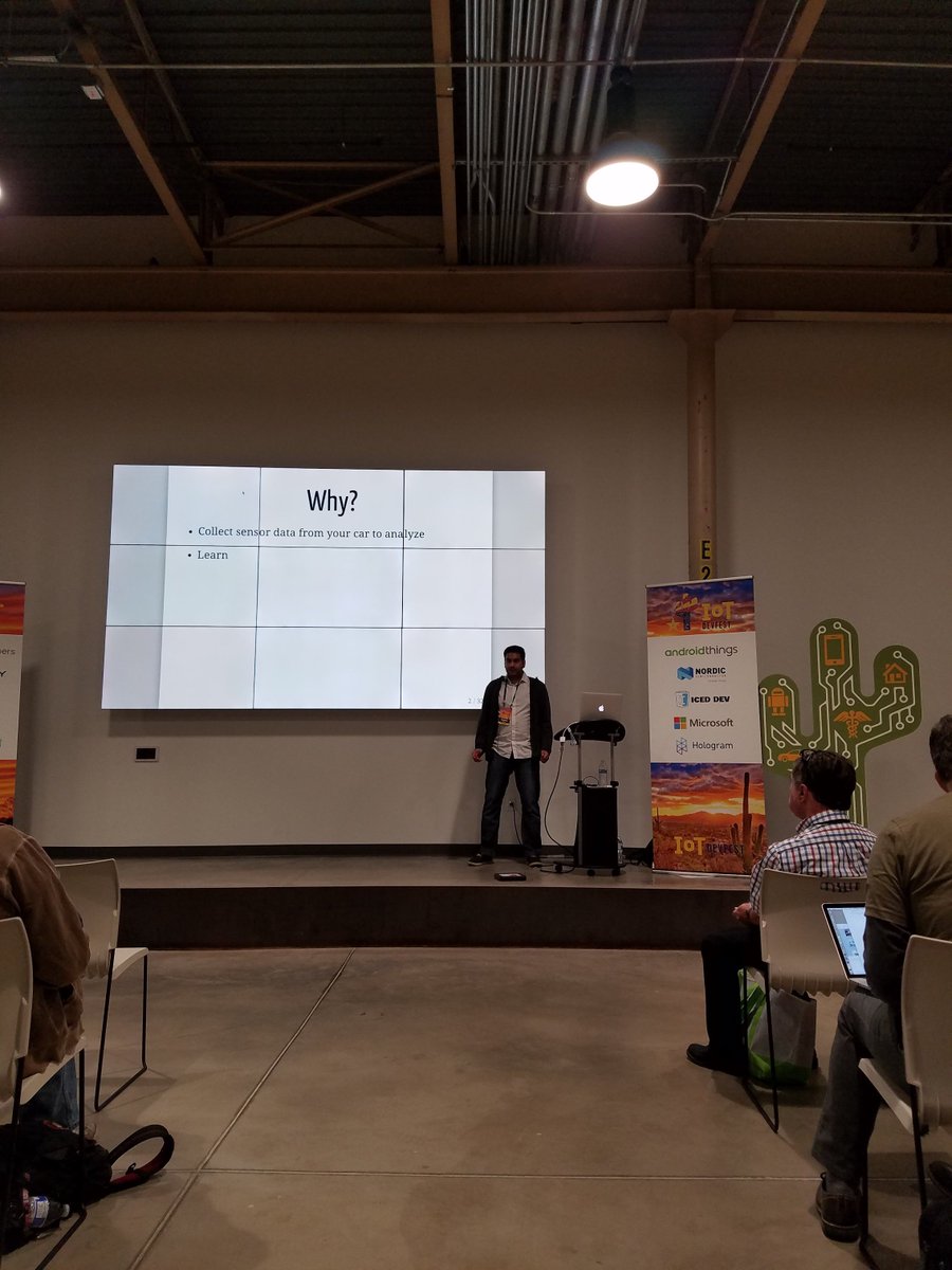 Closing out our day is <a href="/sandeepmistry/">Sandeep Mistry</a> of <a href="/arduino/">Arduino</a> speaking about "Talking to your car with CAN bus"