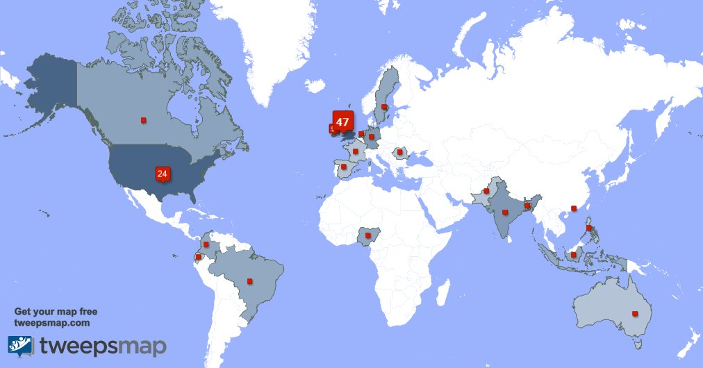 My followers are in UK.(45%), USA(23%) Get your free map tweepsmap.com/!AbilityGVilla…