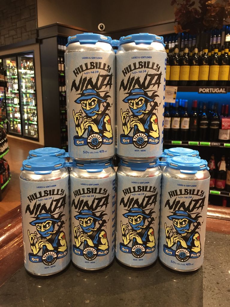 portmoodyliquor's tweet image. New beer from Parallel 49 is in the cooler now!! #HillbillyNinja #Craftbeer #p49