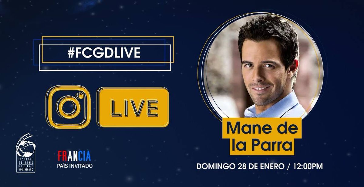TamoEnCineRD's tweet photo. ¡Atentos mañana al #FCGDLive! El destacado actor y cantante @manedelaparra estará contestando preguntas de nuestros seguidores. ¡No te lo pierdas! #TamoEnCine #FCGD2018 #QueNoTeLoCuenten https://t.co/HEBQQaKhoU