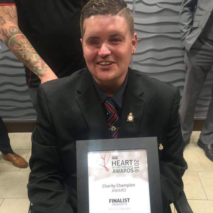 hull4heroes's tweet photo. Hull 4 heroes have the most amazing patron in Chris Ashton, severely injured in the Iraq war he says we keep him happy, in reality he spurs us on https://t.co/Fyr7hIJ8C0