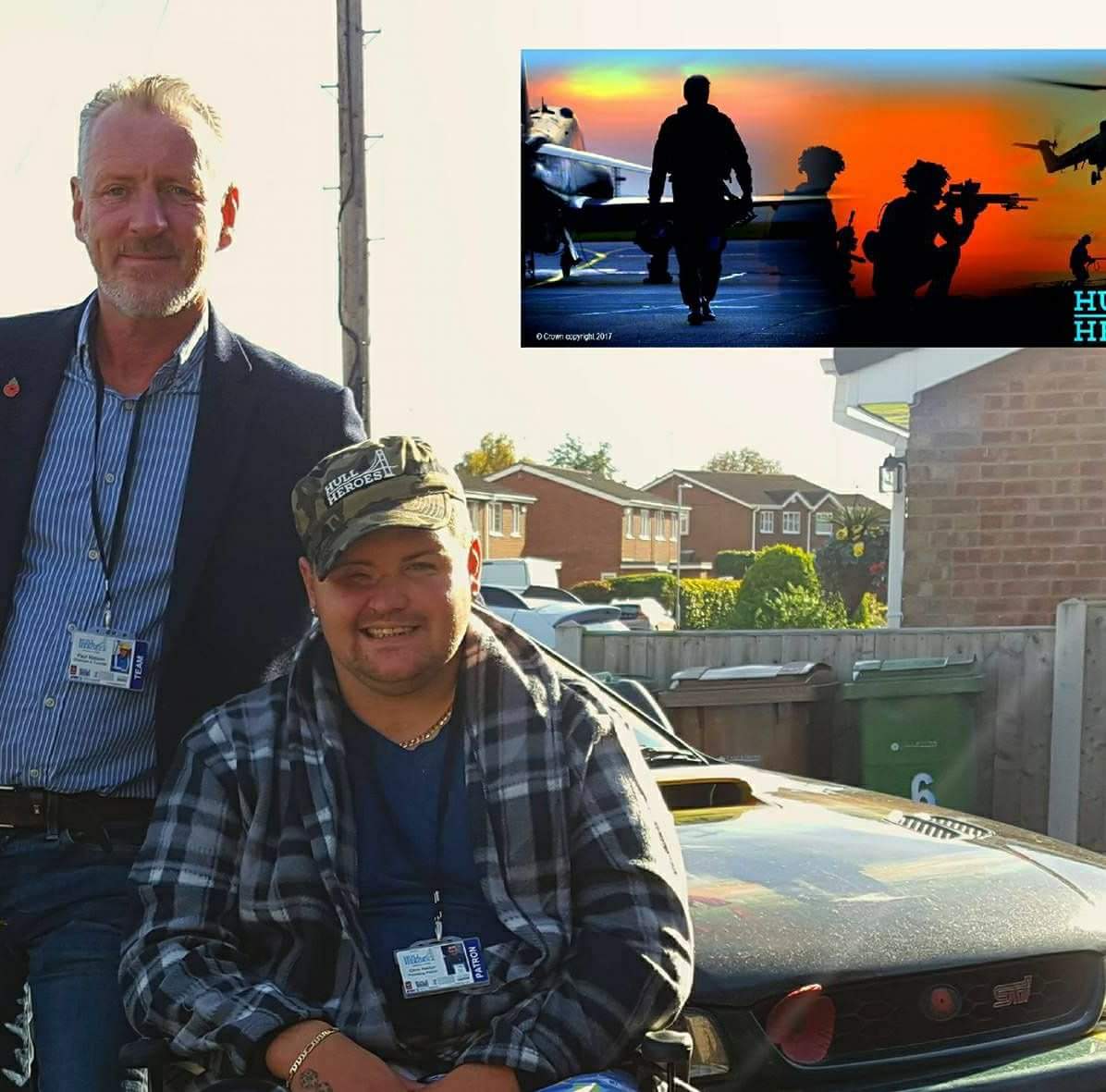 hull4heroes's tweet photo. Hull 4 heroes have the most amazing patron in Chris Ashton, severely injured in the Iraq war he says we keep him happy, in reality he spurs us on https://t.co/Fyr7hIJ8C0