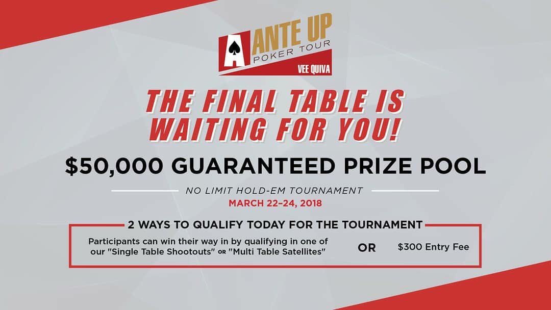 swooshgolf18's tweet photo. Poker friends! $50K guaranteed prize pool ! $300 buy in 4 day ones,tournament winner crowned on Sat March 24th #VQ #ArizonaPoker #VeeQuiva Special hotel rates available at VQ for my friends not in Arizona .@JeffGrossPoker @♠️♥️♣️♦️💰 https://t.co/0C49HNjvmK