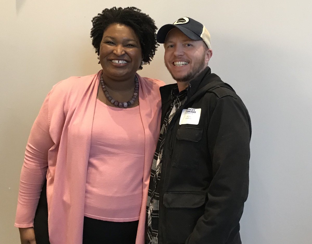 JayShef's tweet photo. When a person knows all the rules history AND has the kind of authentic personality that you’d pay to see on Netflix, you have to be all in. Make @staceyabrams the Governor of GA. No matter where you live, SEND HER YOUR MONEY.
#TeamAbrams #PolicyGeeks #Swoon #gapol #bluewave https://t.co/YCCqRzU5TJ