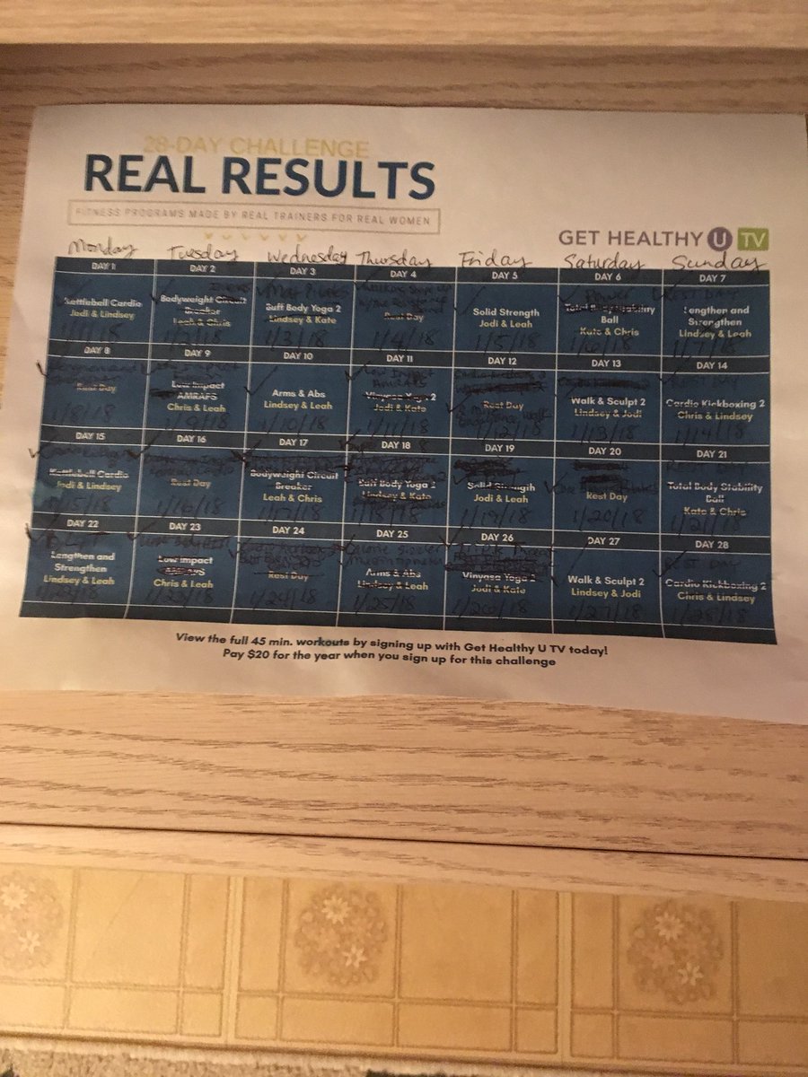 whatCPlookslike's tweet photo. Day 27 (Walk &amp; Sculpt 2) ✅! @chrisfreytag’s #ghutv #RealResults 28-Day Challenge ✅! I worked our six days a week for about 45 minutes. Boom!💥#nicoleluongo #whatCPlookslike #ghutvsquad #saturday #workout #workouts #workingout #fitness #exercise https://t.co/QESckBRxDz