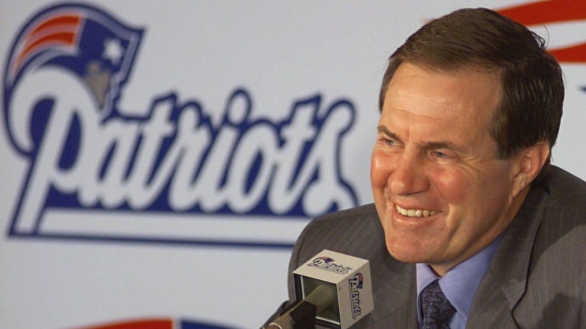 On this day in 2000, the Patriots hired Bill Belichick. He also smiled.