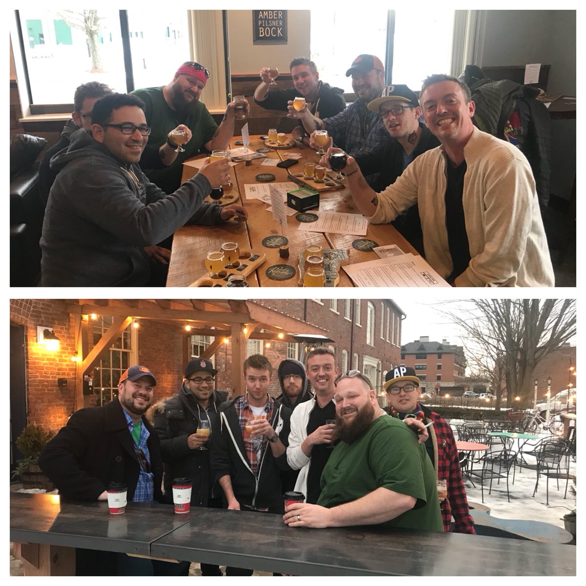 bestinvttours's tweet photo. Thoroughly enjoyed hanging out with James and his buddies and Matt The Bachelor. Wishing Matt &amp; his fiancé all the best mate! 🤵❤️👰  @foambrewersvt @1stRBC @BurlingtonBeer @zerogravitybeer #BTV #VT #Vermont https://t.co/Mz0tEQzOtL