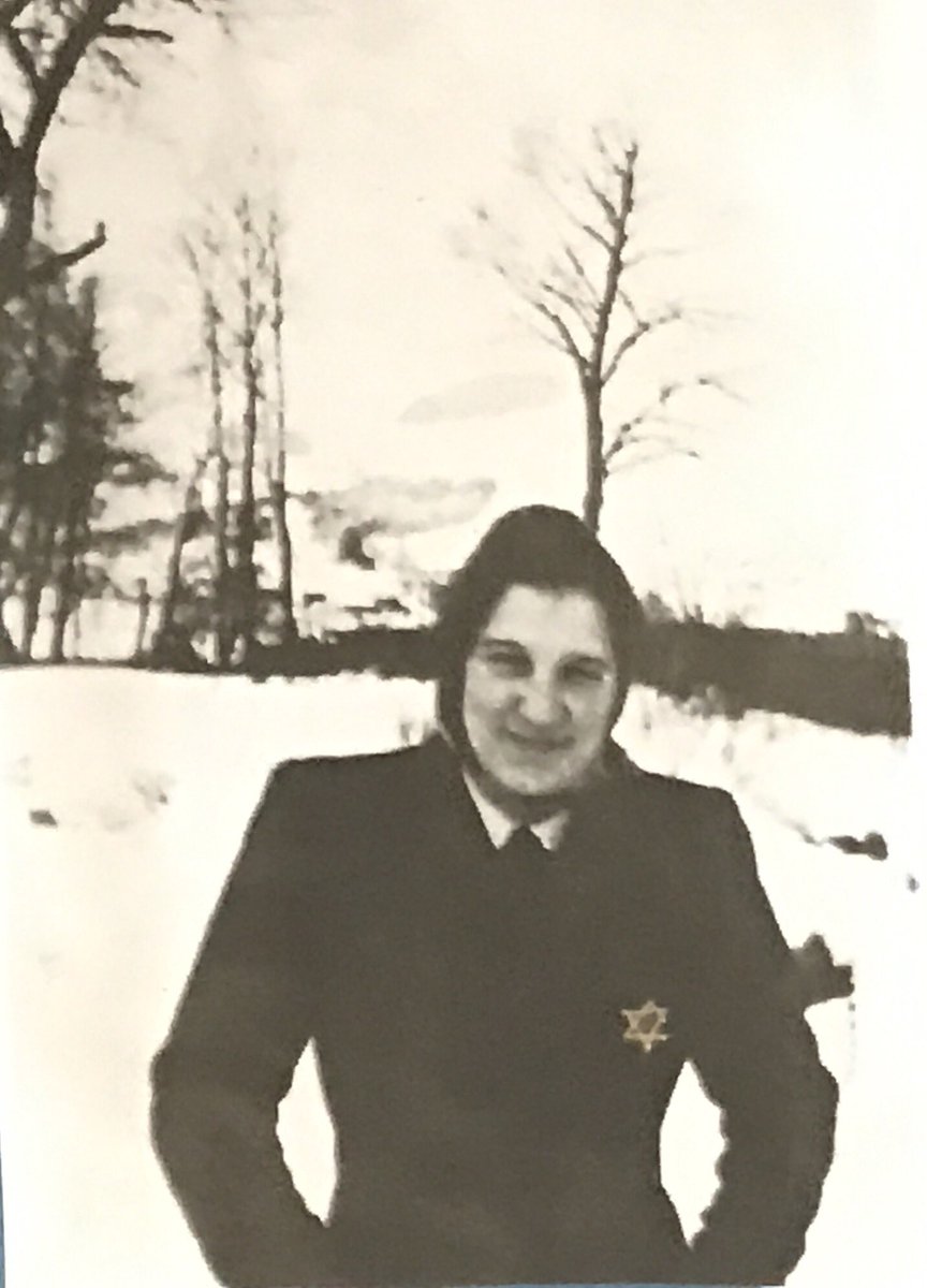 Anny was sent to a camp near Budapest and then survived Bergen-Belsen. She did not know her husband's fate. Her parents were taken to Auschwitz in 42 and killed. Anny said, "They never arrived, I think they went directly to the gas." #holocaustmemorialday
