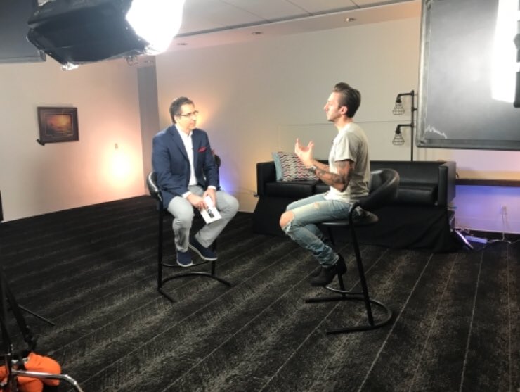 100Huntley's tweet photo. "When an anchor really matters is in the storm" @levilusko , 100 Huntley Street interview at @breakforthone 100huntley #BFONE18 @RobertMelnichuk https://t.co/4rRB1ATeka