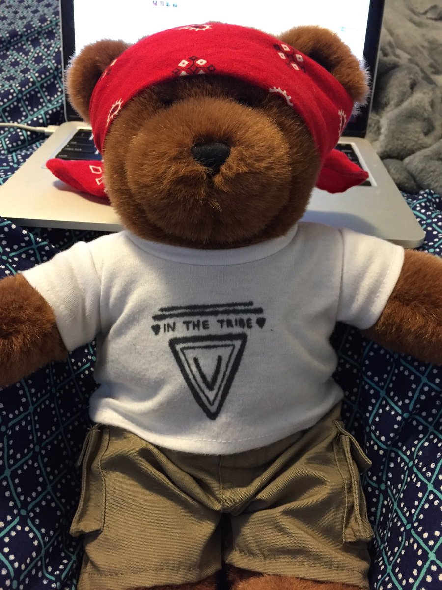 kellyymyers's tweet photo. @VictoriaMonet #HeyVic do you still the Tribe Bear? ๐ https://t.co/MkUOjUBc6r