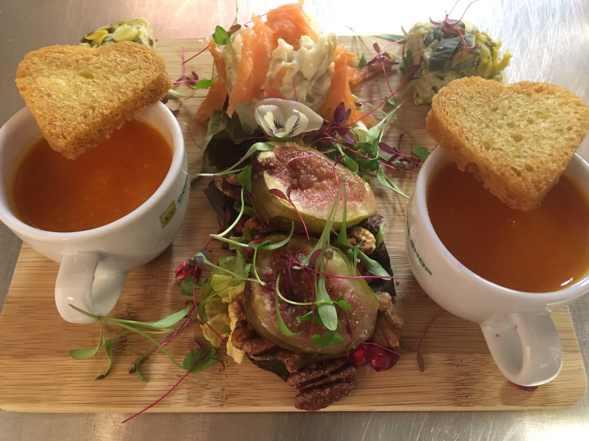 On the menu for Valentine's Day... 3 courses - £27.50... Menu available -  the-cliff.co.uk - call 01792 399030