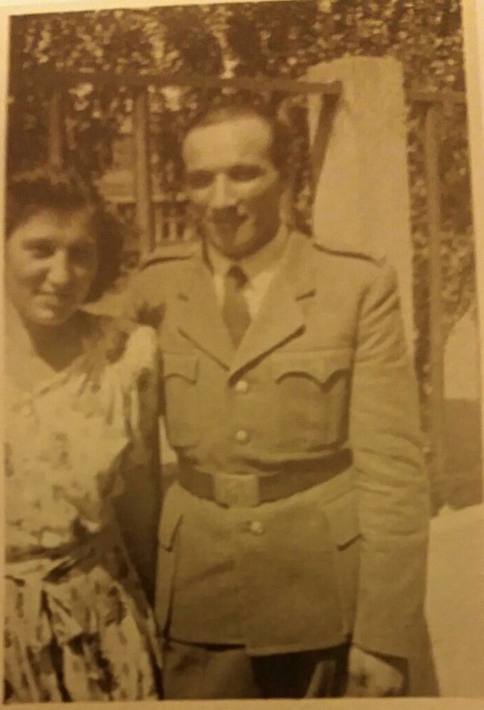Anny was desperately looking for her husband. He was searching for her too. He put out a call for her on the radio in Budapest which Annys friend heard by chance. The two were reunited after the war. #holocaustmemorialday