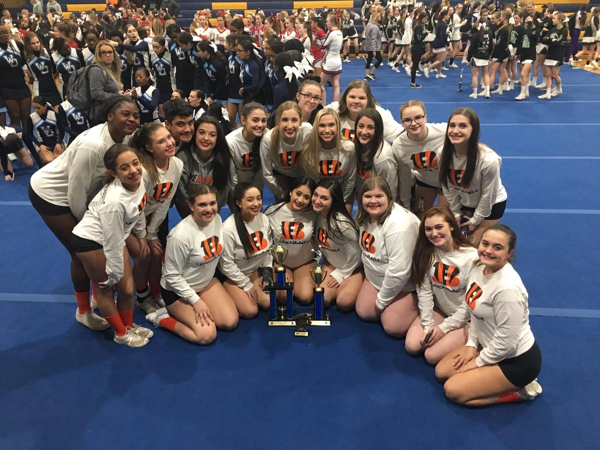 1st place Varsity Game Day! 1st place Small Varsity ! Best Choreography award! And highest score in both categories out of alllllll teams!