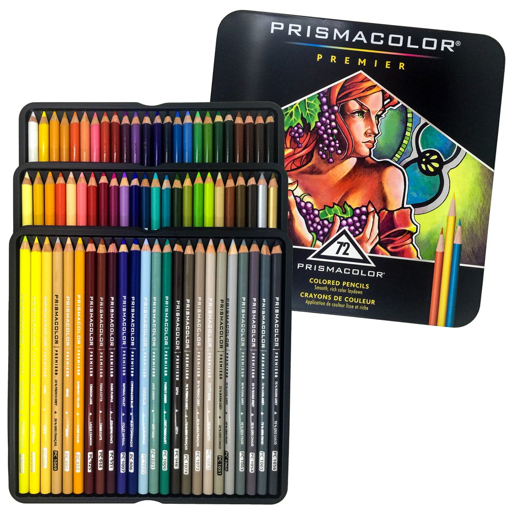 Prismacolor Premier Soft Core Colored Pencil, Set of 72 Assorted Colors