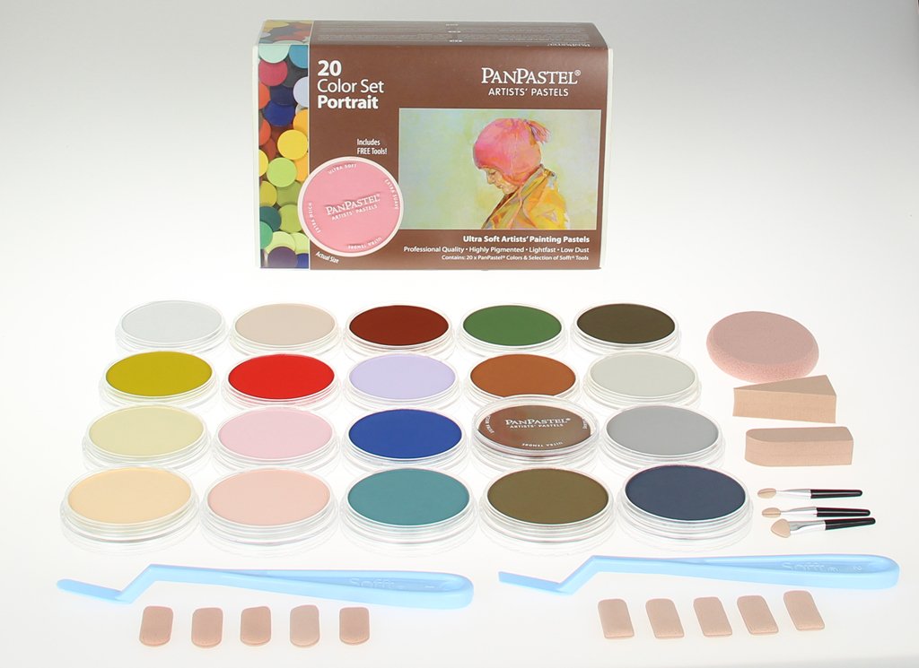 - PanPastel 20 Color Shades Set- PanPastel 20 Color Painting Set- PanPastel 20 Color Portrait Set