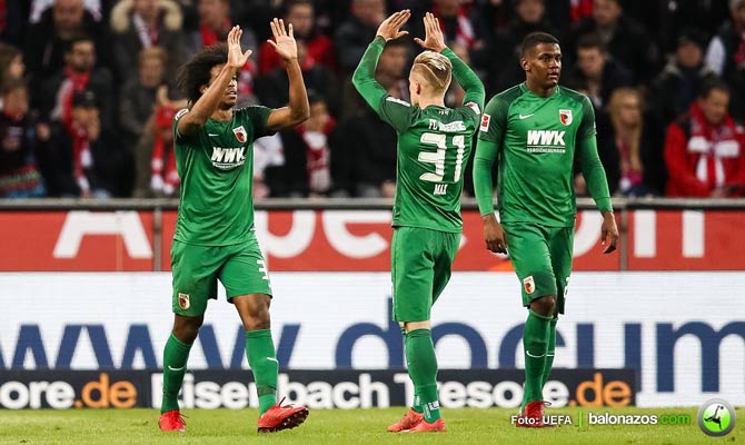 Balonazos's tweet photo. Sergio Córdova volvió a ver minutos en empate entre Koln y FC Augsburgo | #VinEx | #VenEx | #Balonazos | https://t.co/YPxsaY5evx https://t.co/lFB7Fn3oXY